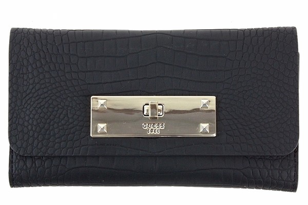  Guess Women's Kyra Slim Tri-Fold Clutch Wallet 