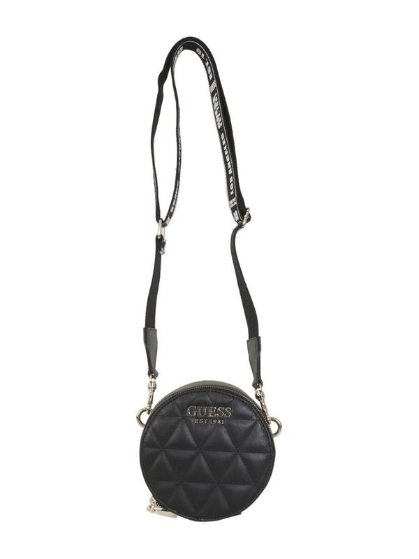  Guess Women's Laiken Mini Round Crossbody Handbag 