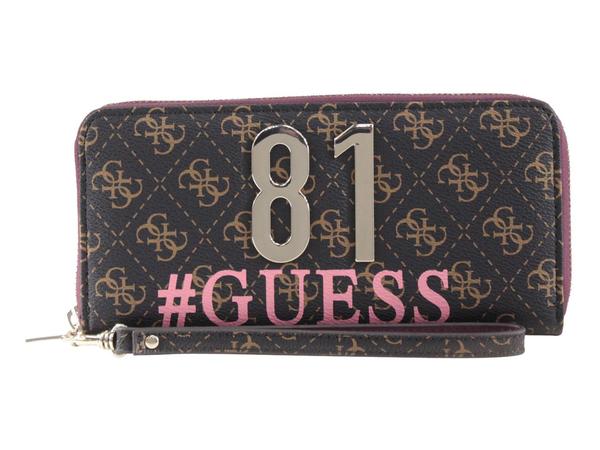  Guess Women's Mia Large Zip-Around Clutch Wallet 