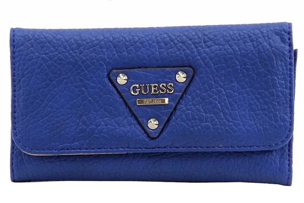  Guess Women's Off Beat Slim Clutch Tri-Fold Wallet 