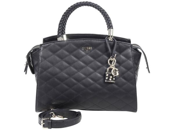  Guess Women's Penelope Quilted Satchel Handbag 