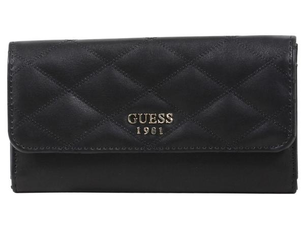  Guess Women's Penelope Slim Tri-Fold Clutch Wallet 