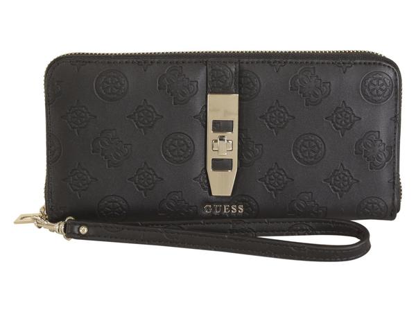  Guess Women's Peony Classic Large Zip-Around Clutch Wallet 