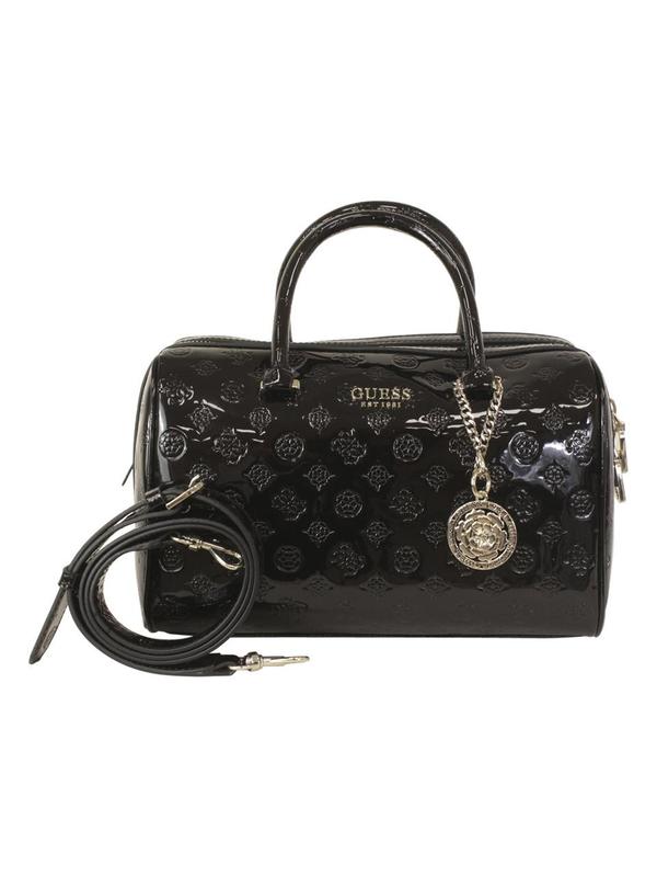  Guess Women's Peony Shine Box Satchel Handbag 