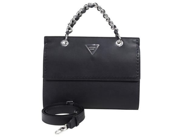  Guess Women's Sawyer Chain Crossbody Satchel Handbag 