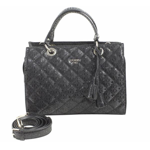  Guess Women's Seraphina Quilted Satchel Handbag 