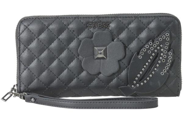  Guess Women's Stassie Large Zip-Around Clutch Wallet 