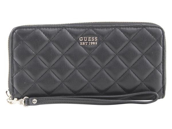  Guess Women's Victoria Large Zip-Around Clutch Wallet 