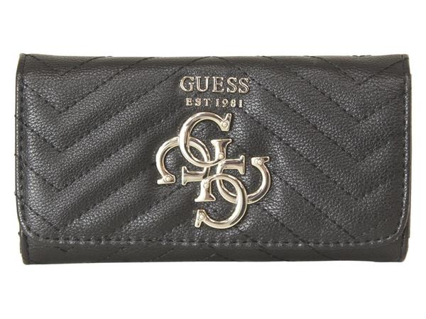  Guess Women's Violet Slim Tri-Fold Clutch Wallet 