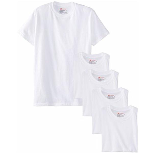  Hanes Men's 5-Pack FreshIQ ComfortSoft Short Sleeve Crewneck T-Shirt 