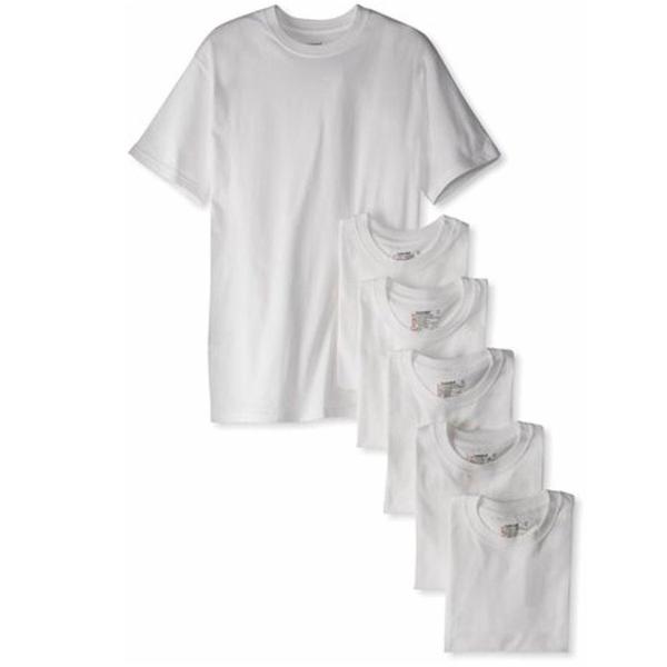 Hanes Men's 6-Pack FreshIQ ComfortSoft Short Sleeve Crewneck T-Shirt 