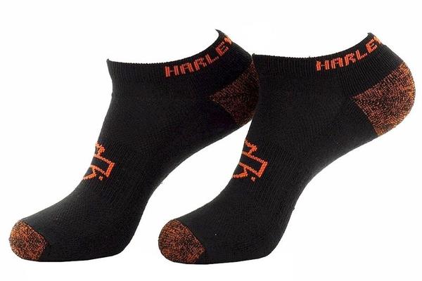  Harley Davidson Men's 2-Pairs All Weather Low Cut Socks Sz: Large, Fits 9-13 