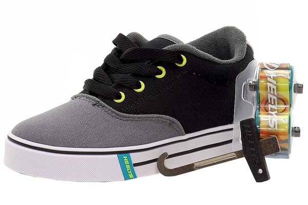  Heelys Boy's Launch Fashion Canvas Skate Sneakers Shoes 