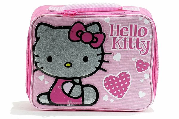  Hello Kitty Girl's Hearts Insulated Lunch Bag 