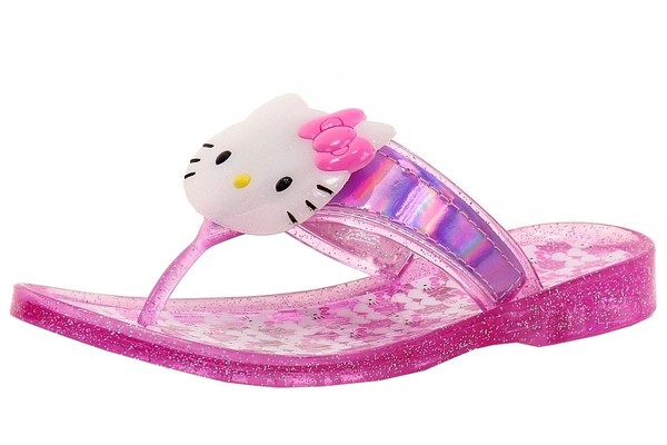  Hello Kitty Girl's HK Jellie Fashion Flip Flops Sandals Shoes 