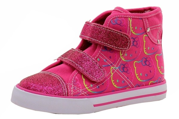  Hello Kitty Toddler Girl's HK Lil Sabrina High-Top Fashion Sneakers Shoes 