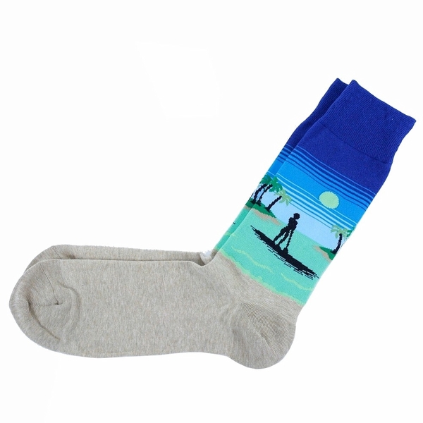  Hot Sox Men's Stand Up Paddleboad Mid-Calf Trouser Socks 