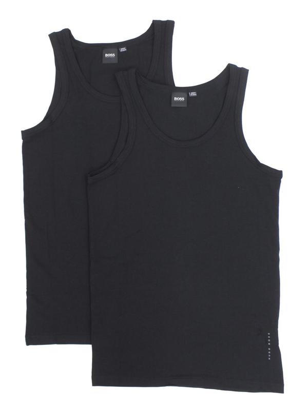  Hugo Boss Men's 2-Piece Slim Fit Tank Top Shirt 