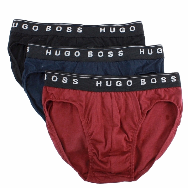  Hugo Boss Men's 3-Pc Mini 3P US SP Stretch Cotton Brief Underwear 