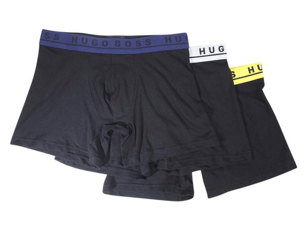  Hugo Boss Men's 3-Pc Stretch Boxer Briefs Underwear 