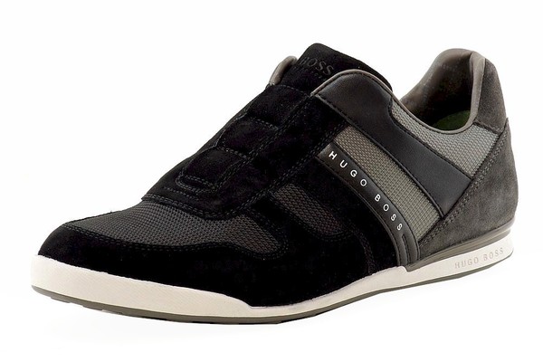  Hugo Boss Men's Akeen Clean I Suede/Leather Sneakers Shoes 