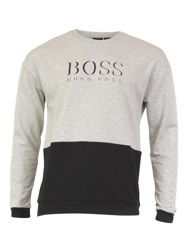  Hugo Boss Men's Authentic Long Sleeve Crew Neck Cotton Sweatshirt 