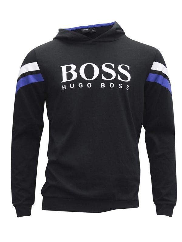  Hugo Boss Men's Authentic Long Sleeve Hooded Cotton Sweatshirt 