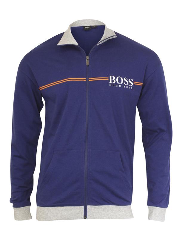  Hugo Boss Men's Authentic Zip Front Cotton Track Jacket 