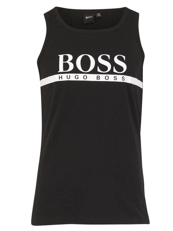  Hugo Boss Men's Beach Crew Neck Cotton Tank Top Shirt 