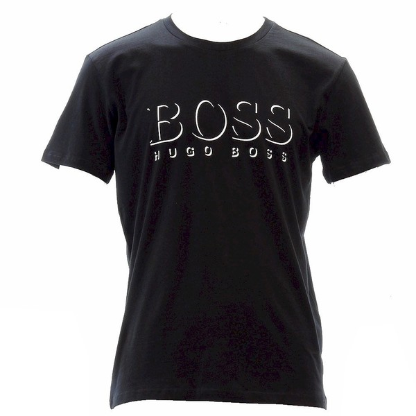  Hugo Boss Men's Cotton Logo Short Sleeve T-Shirt 