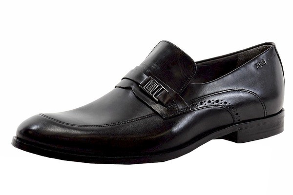  Hugo Boss Men's Dresino Fashion Leather Loafers Shoes 