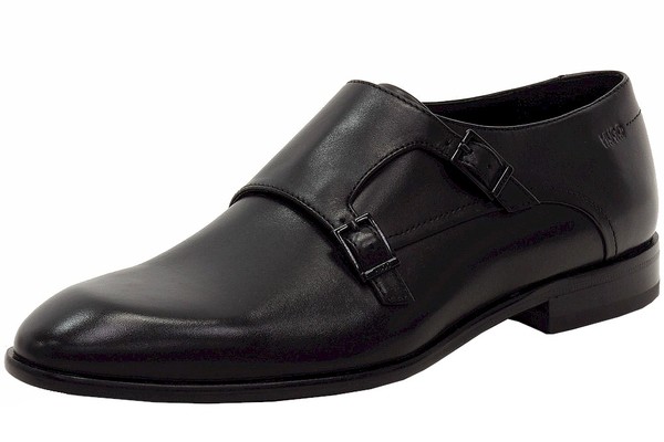 samenkomen merknaam professioneel Hugo Boss Men's Dressapp Double Buckle Monk Strap Dressy Leather Loafers  Shoes | JoyLot.com