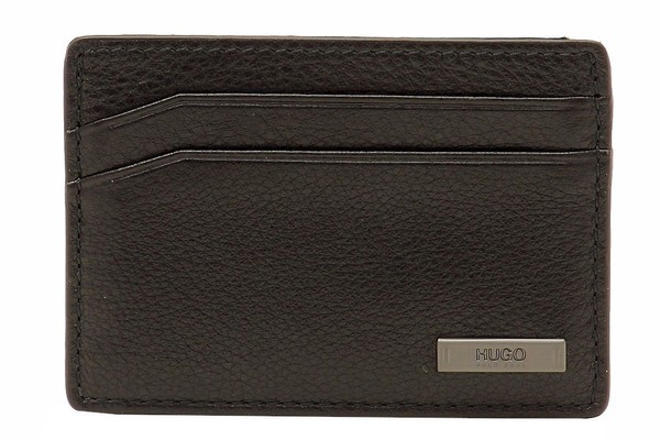  Hugo Boss Men's Element_S Smooth Leather Card Wallet 