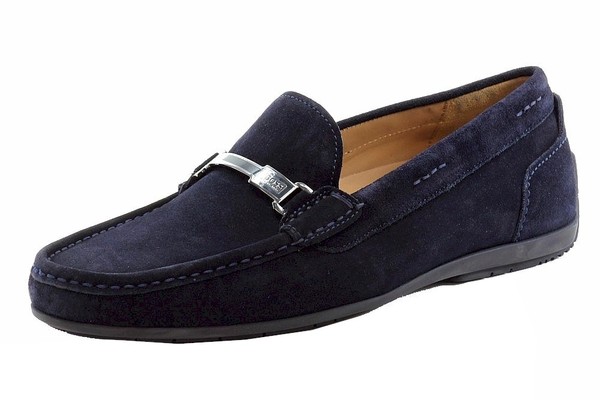  Hugo Boss Men's Flarro Fashion Suede Moccasin Loafers Shoes 