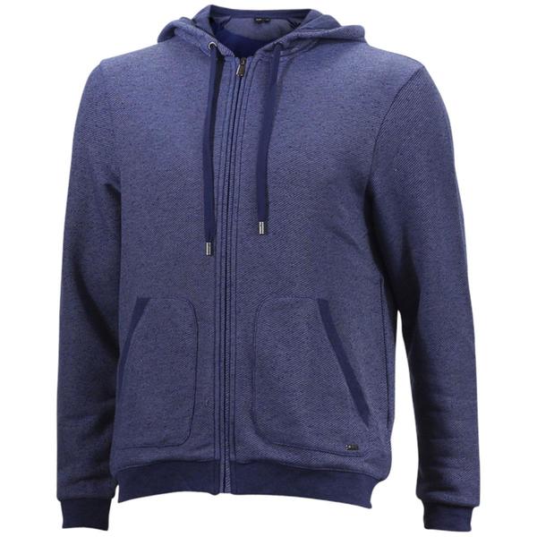  Hugo Boss Men's French Terry Long Sleeve Hooded Sweatshirt Jacket 