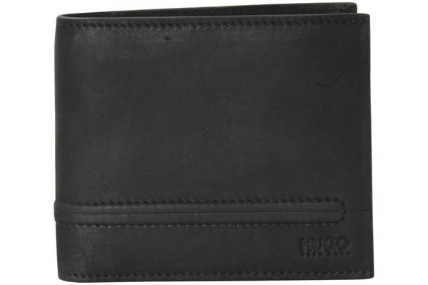  Hugo Boss Men's Highway 8 Credit Card Genuine Leather Bi-Fold Wallet 