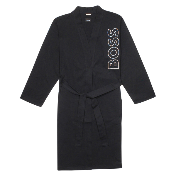  Hugo Boss Men's Identity-Kimono Robe Cotton Dressing Gown 