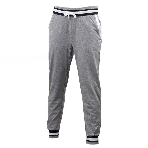  Hugo Boss Men's Long Pants Cuffs Cotton Stretch Lounge Sweatpants 