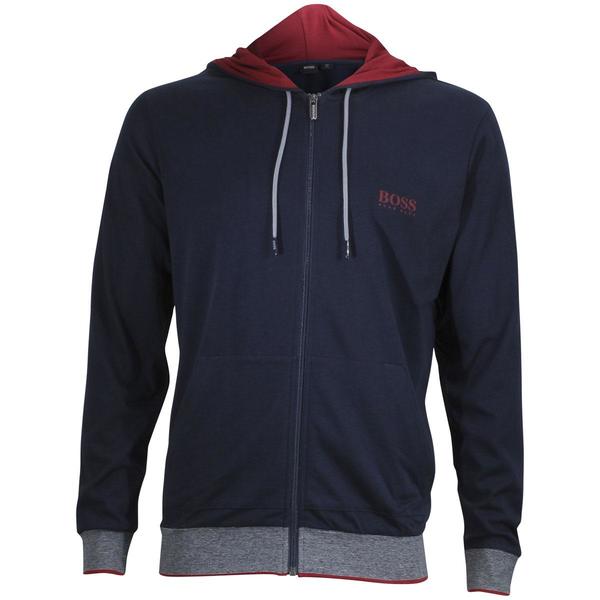  Hugo Boss Men's Long Sleeve Zip-Through Hooded Jacket 