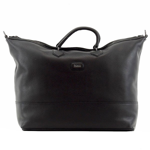  Hugo Boss Men's Manfredy Leather Weekender Duffle Bag 