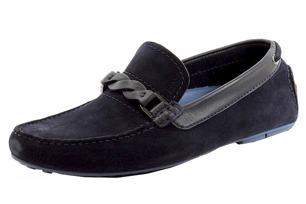  Hugo Boss Men's Relam Fashion Suede Moccasin Loafers Shoes 