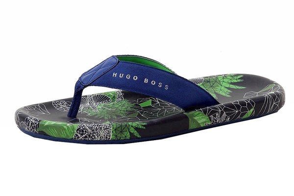  Hugo Boss Men's Shoreline Sunshine Fashion Flip Flops Sandals Shoes 