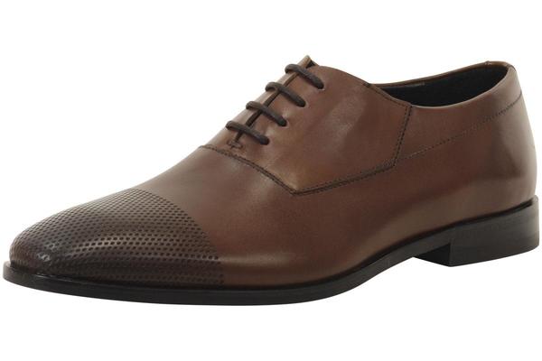  Hugo Boss Men's Square Perforated Toe Oxfords Shoes 