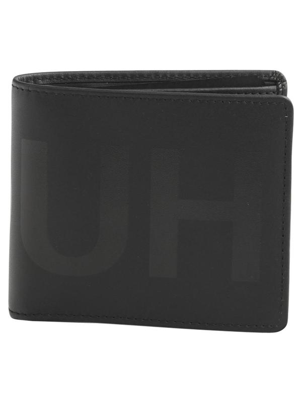  Hugo Boss Men's Statement Reverse Logo Genuine Leather Wallet 