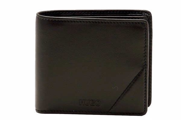  Hugo Boss Men's Steit Leather Bi-Fold Wallet 