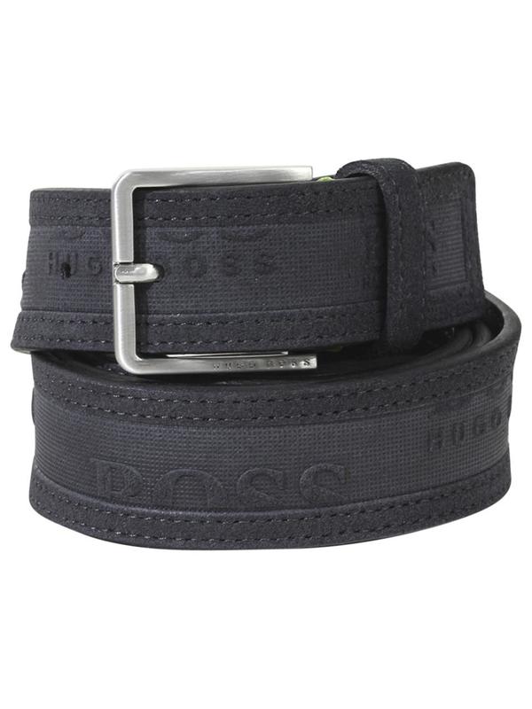  Hugo Boss Men's Thery Genuine Suede Leather Belt 
