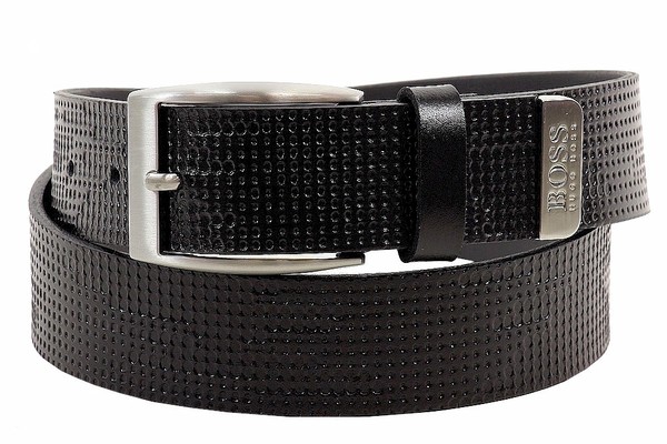  Hugo Boss Men's Tofranc Fashion Embossed Leather Belt 