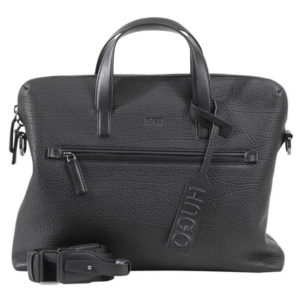  Hugo Boss Men's Victorian-S Genuine Leather Document Briefcase 