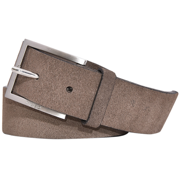  Hugo Boss Mirton Men's Belt Suede Leather Pin Buckle 