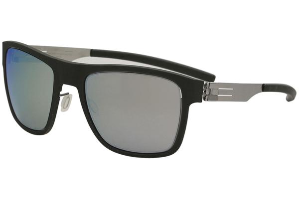  Ic! Berlin Men's Kingpin Fashion Square Flex Sunglasses 